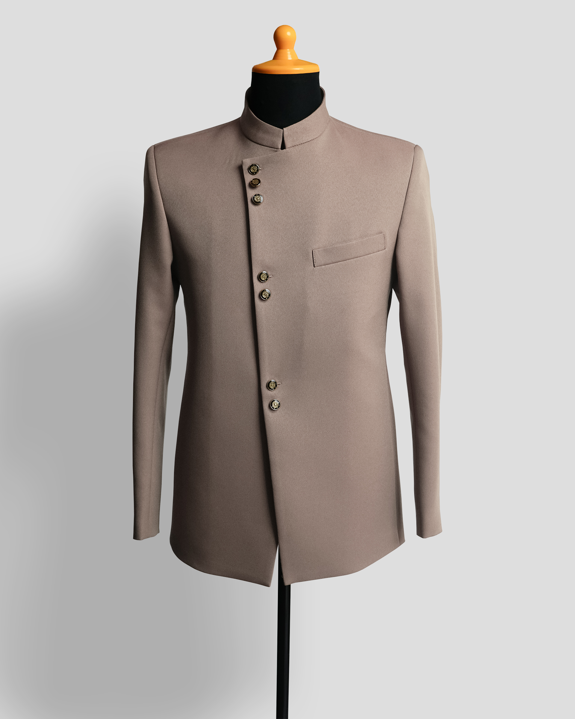 Bescap Cross Placket - Brown